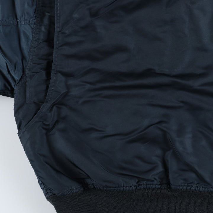 Civilian Shot SCHOTT CWU-45 Nylon navy blue type Vintage Second Hand