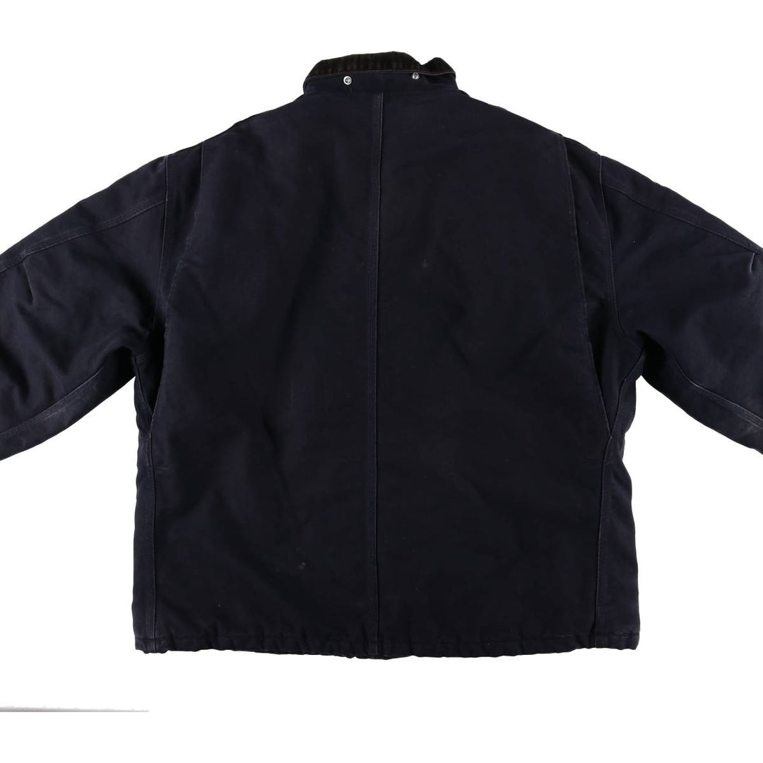 2000'S Carhartt Traditional Duck Work Jacket, Men's XXL cotton navy blue type Vintage Second Hand