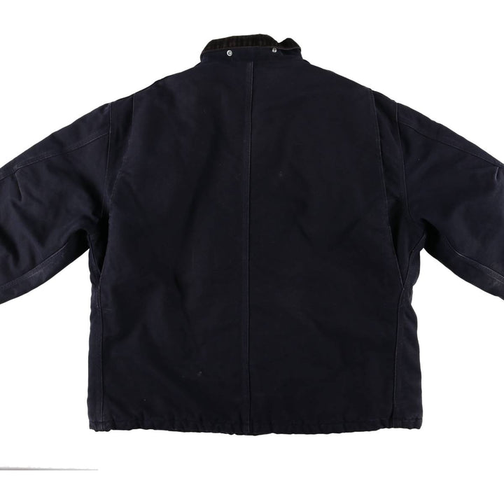 2000'S Carhartt Traditional Duck Work Jacket, Men's XXL cotton navy blue type Vintage Second Hand