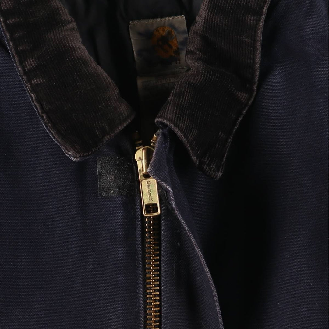 2000'S Carhartt Traditional Duck Work Jacket, Men's XXL cotton navy blue type Vintage Second Hand