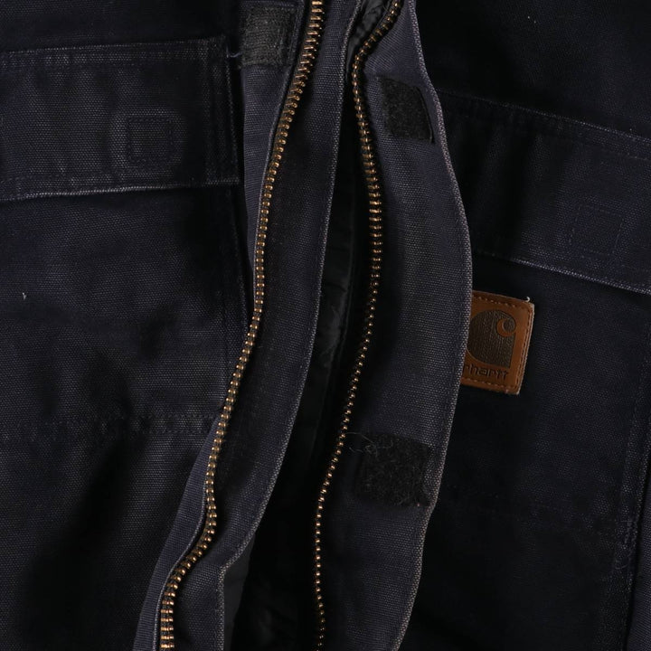 2000'S Carhartt Traditional Duck Work Jacket, Men's XXL cotton navy blue type Vintage Second Hand