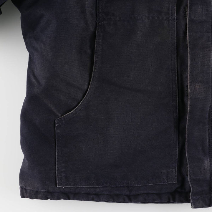 2000'S Carhartt Traditional Duck Work Jacket, Men's XXL cotton navy blue type Vintage Second Hand