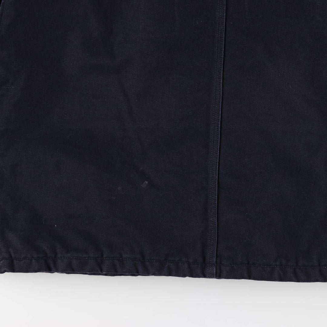 2000'S Carhartt Traditional Duck Work Jacket, Men's XXL cotton navy blue type Vintage Second Hand