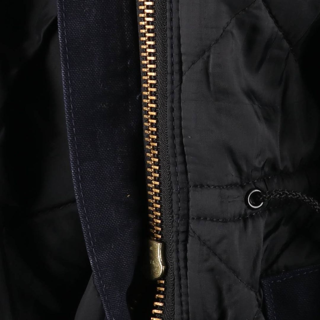 Oversized 2000'S Carhartt Traditional Padded Duck Work Jacket, Men's Size XXXL cotton navy blue type Vintage Second Hand