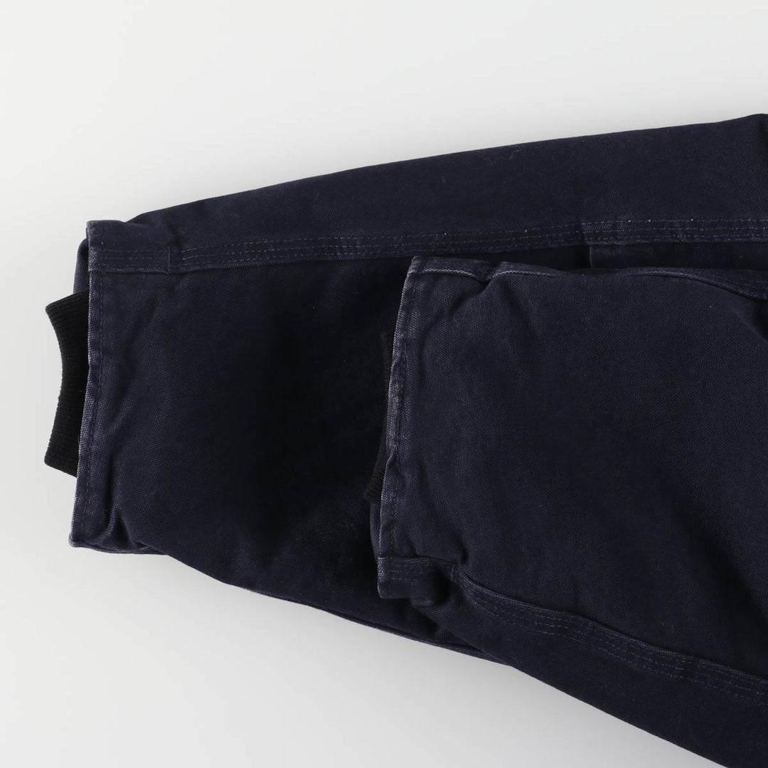 Oversized 2000'S Carhartt Traditional Padded Duck Work Jacket, Men's Size XXXL cotton navy blue type Vintage Second Hand