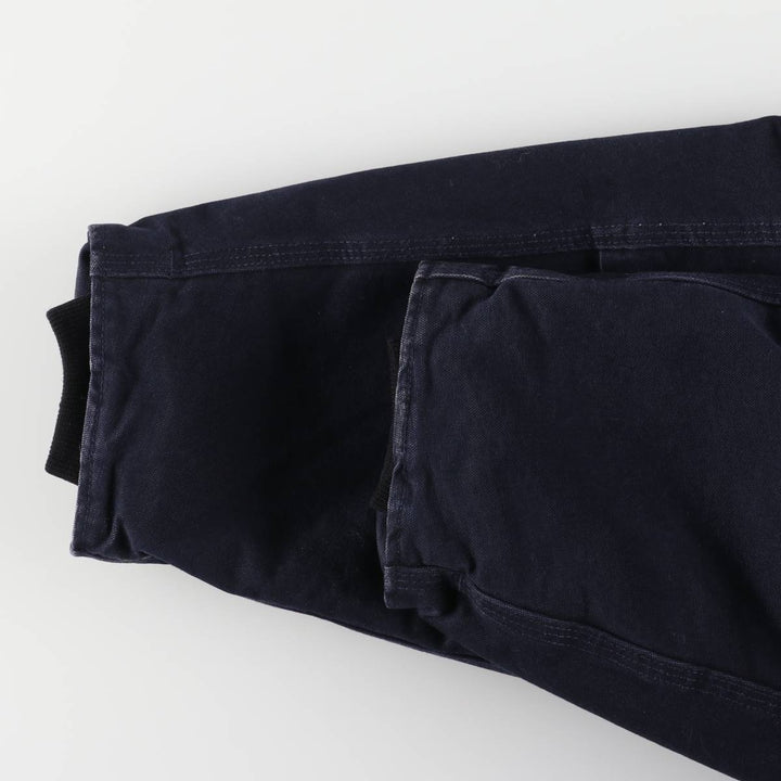 Oversized 2000'S Carhartt Traditional Padded Duck Work Jacket, Men's Size XXXL cotton navy blue type Vintage Second Hand