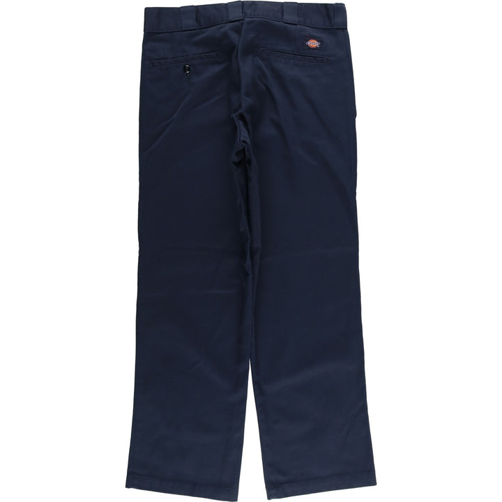 Dickies 874 Original Fit Work Pants for Men, W32 equivalent polyester navy blue type Vintage Second Hand