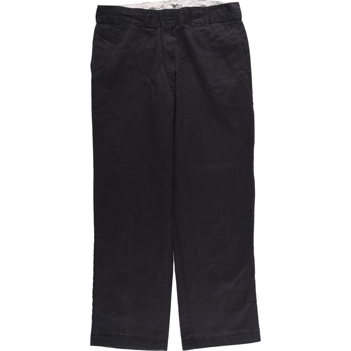 Dickies 874 Original Fit Work Pants, Men's, Size W34 polyester black type Vintage Second Hand