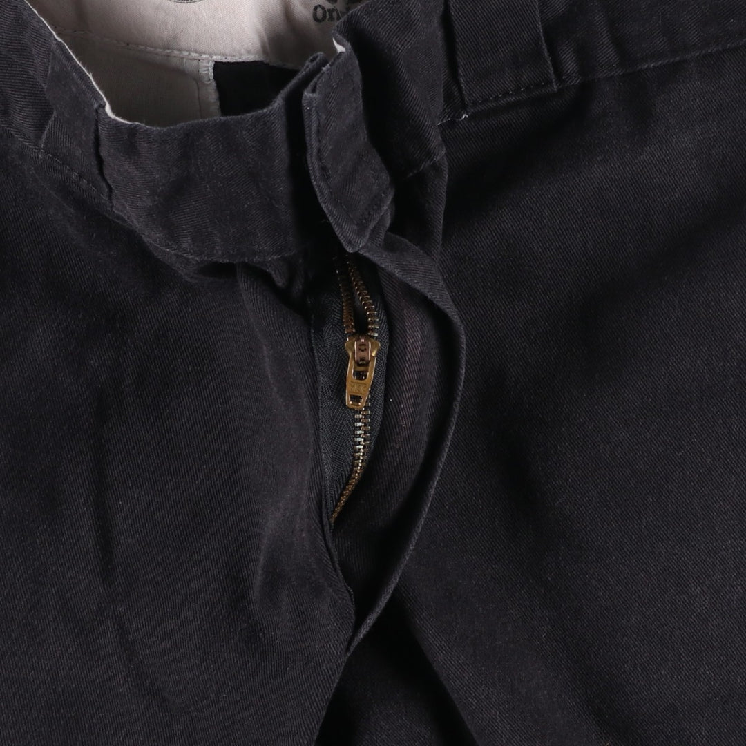 Dickies 874 Original Fit Work Pants, Men's, Size W34 polyester black type Vintage Second Hand