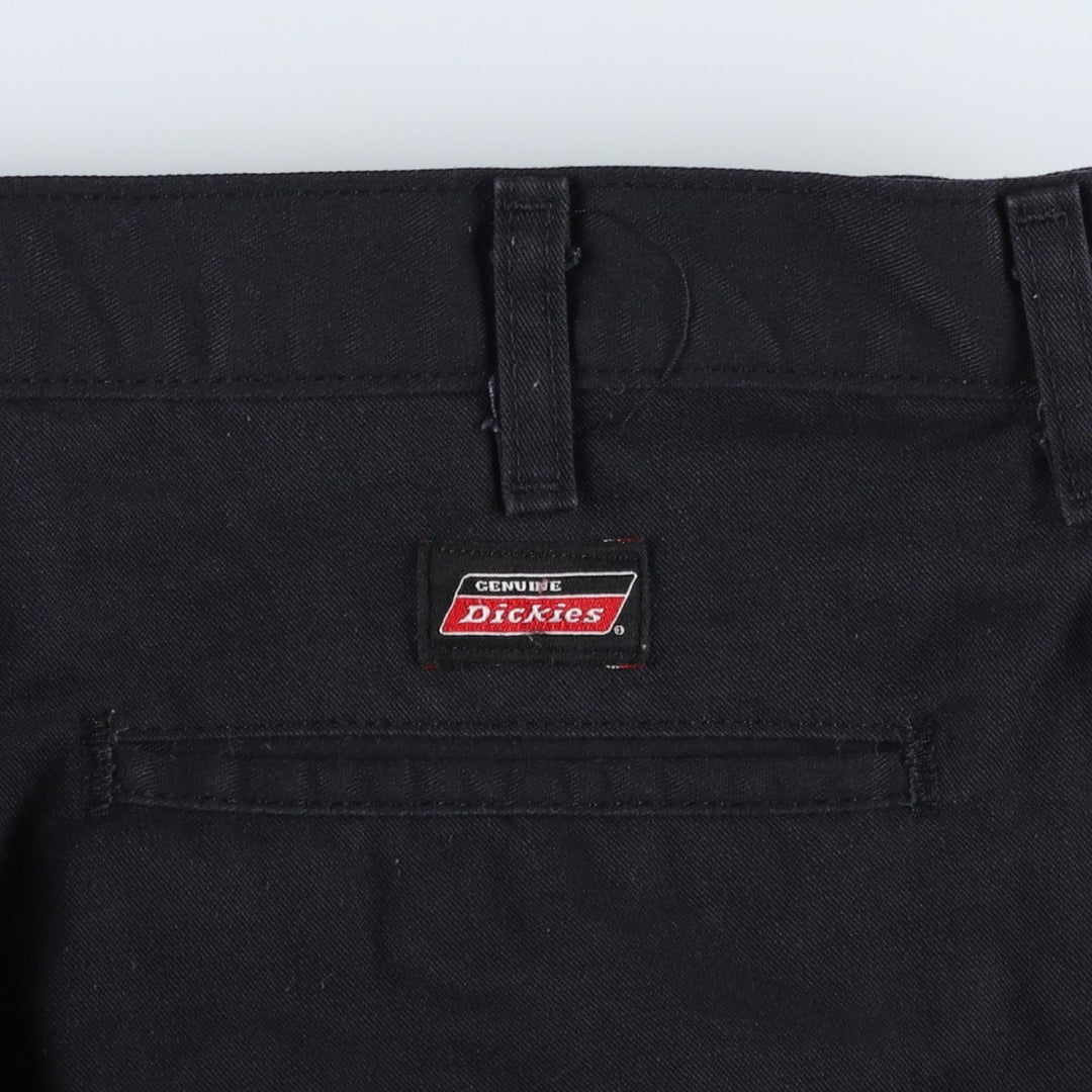 Dickies Double Knee Work Pants Men's W33 polyester black type Vintage Second Hand