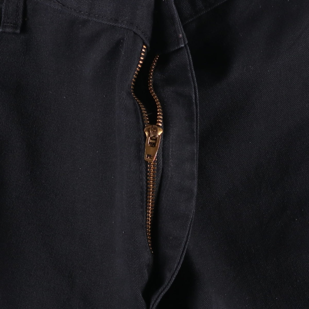 Dickies Double Knee Work Pants Men's W33 polyester black type Vintage Second Hand