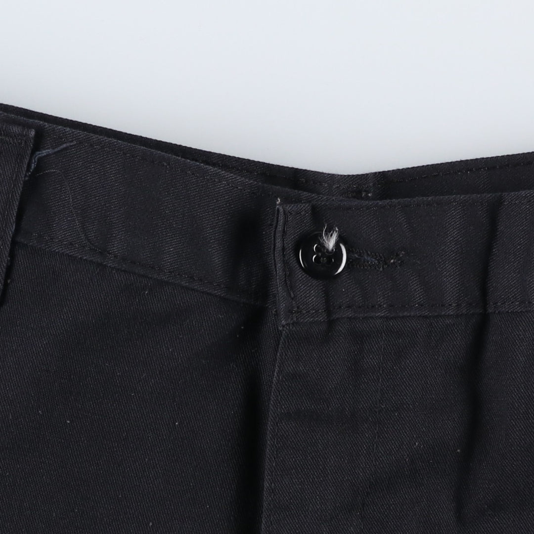 Dickies Double Knee Work Pants Men's W33 polyester black type Vintage Second Hand