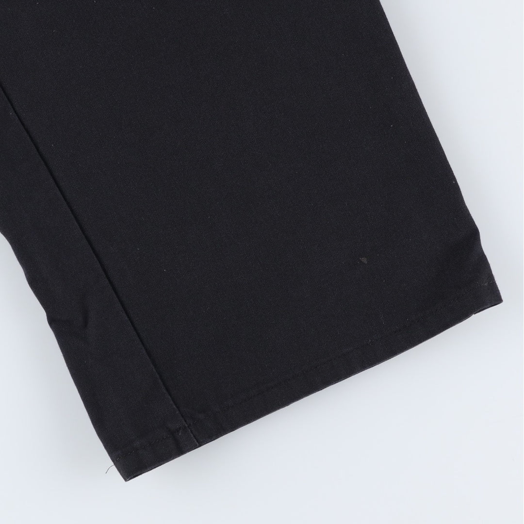 Dickies Double Knee Work Pants Men's W33 polyester black type Vintage Second Hand