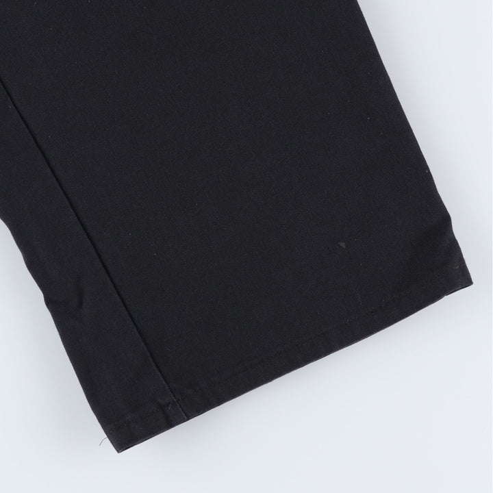 Dickies Double Knee Work Pants Men's W33 polyester black type Vintage Second Hand