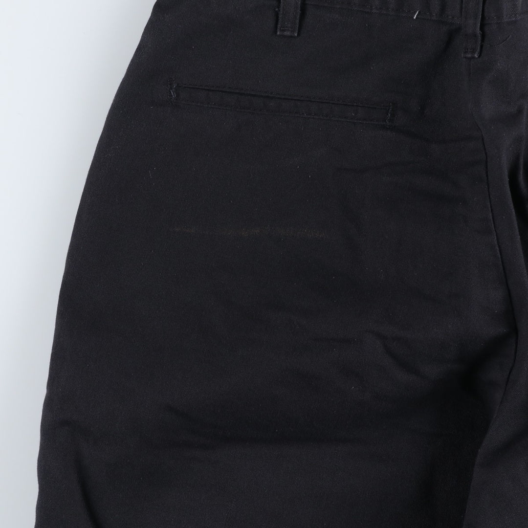 Dickies Double Knee Work Pants Men's W33 polyester black type Vintage Second Hand