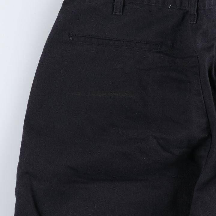 Dickies Double Knee Work Pants Men's W33 polyester black type Vintage Second Hand