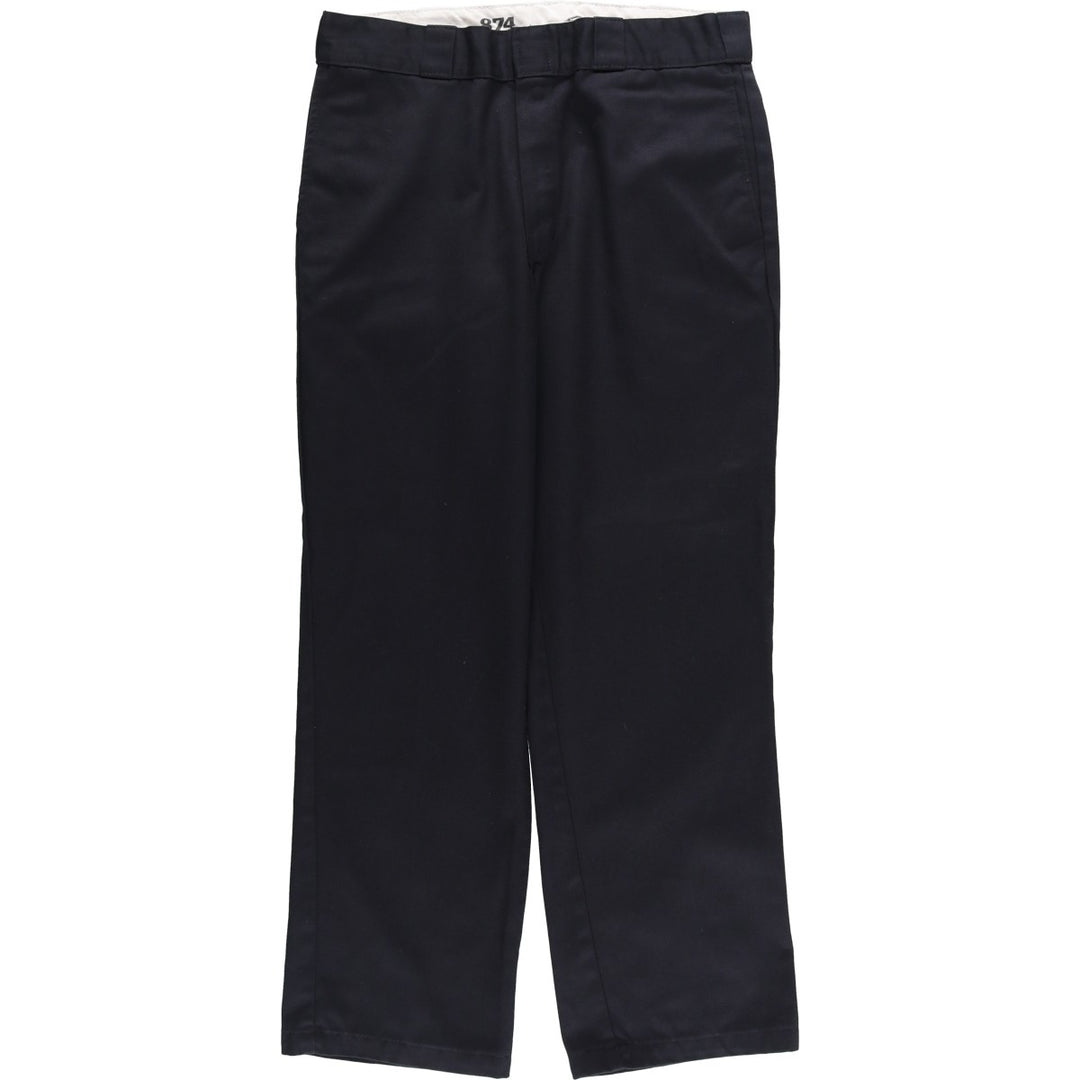 Dickies 874 Original Fit Work Pants, Men's, Size W33 polyester black type Vintage Second Hand