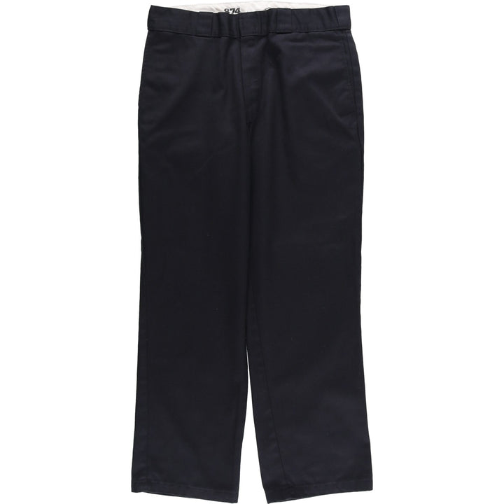 Dickies 874 Original Fit Work Pants, Men's, Size W33 polyester black type Vintage Second Hand