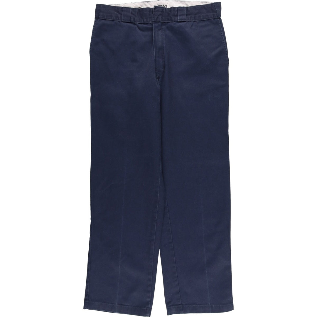 Dickies 874 Original Fit Work Pants, Men's, Size W33 unclear navy blue type Vintage Second Hand