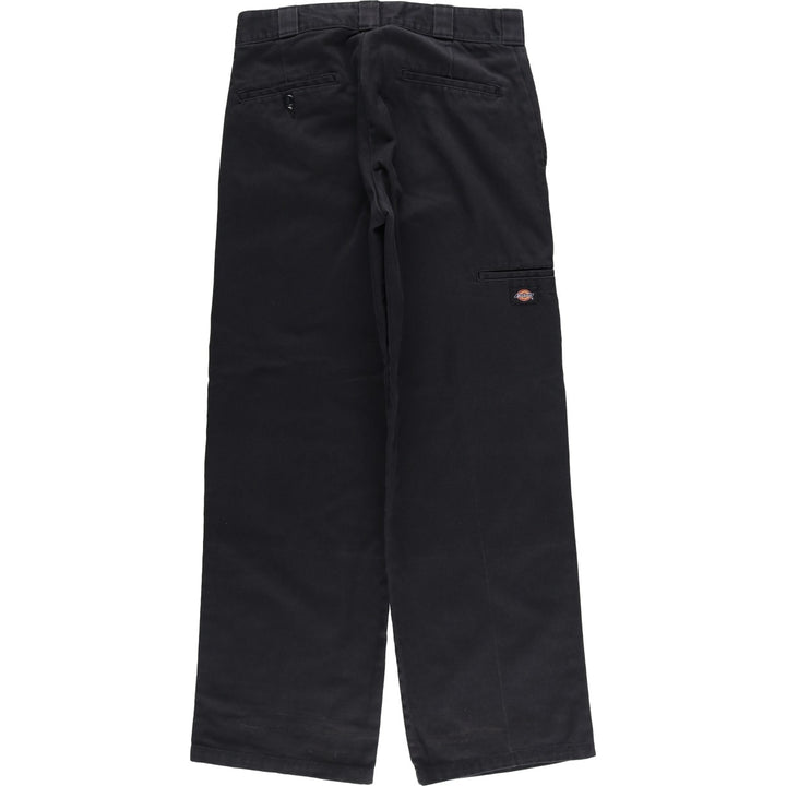Dickies Loose Fit Double Knee Work Pants Men's W32 polyester black type Vintage Second Hand