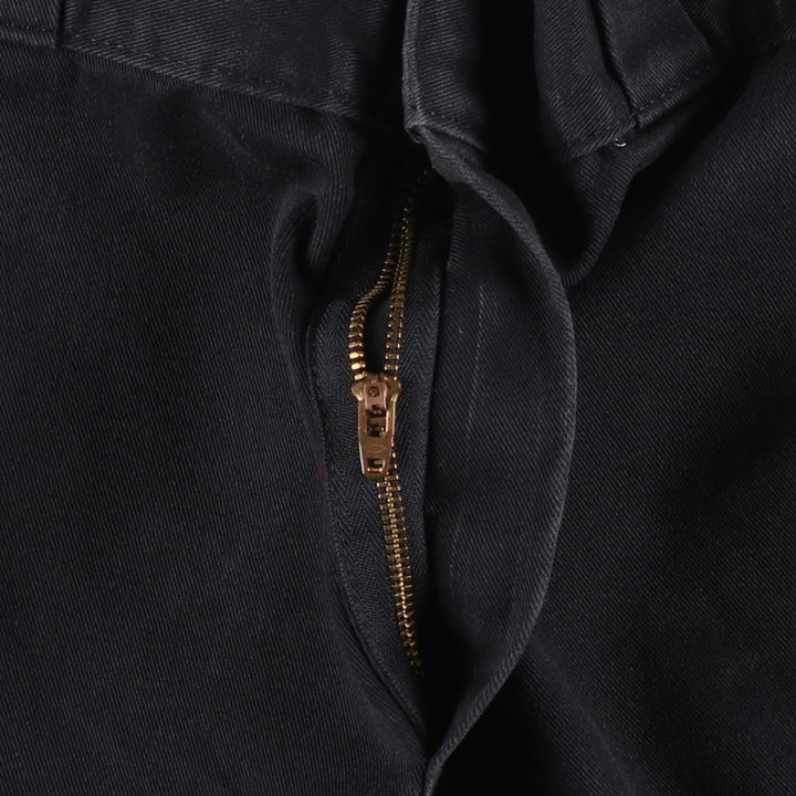 Dickies Loose Fit Double Knee Work Pants Men's W32 polyester black type Vintage Second Hand