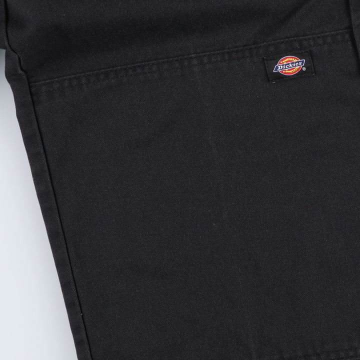 Dickies Loose Fit Double Knee Work Pants Men's W32 polyester black type Vintage Second Hand