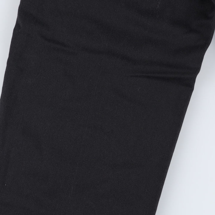 Dickies Loose Fit Double Knee Work Pants Men's W32 polyester black type Vintage Second Hand