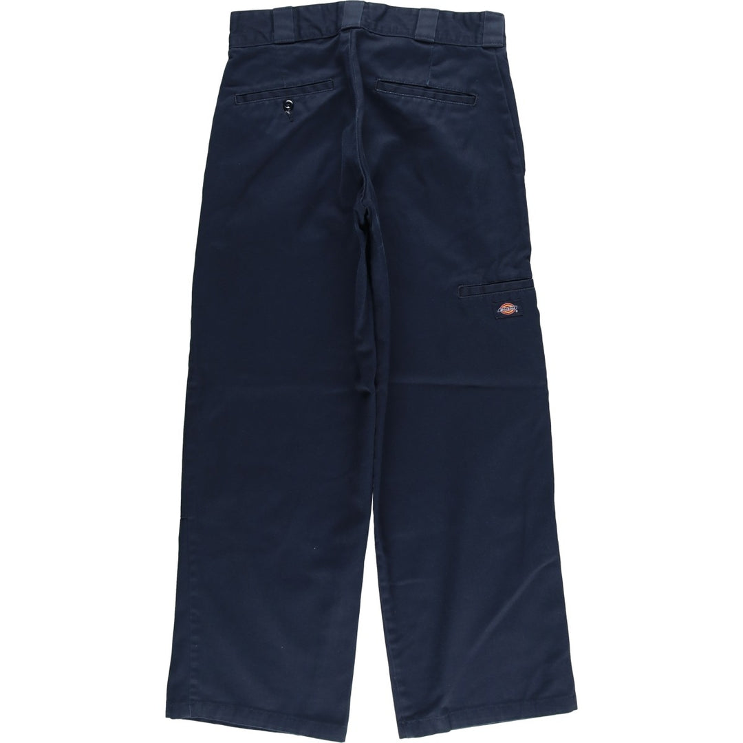 Dickies Loose Fit Double Knee Work Pants Men's W30 equivalent polyester navy blue type Vintage Second Hand