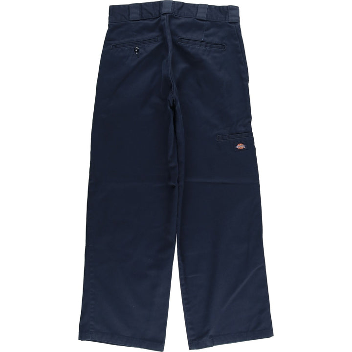 Dickies Loose Fit Double Knee Work Pants Men's W30 equivalent polyester navy blue type Vintage Second Hand