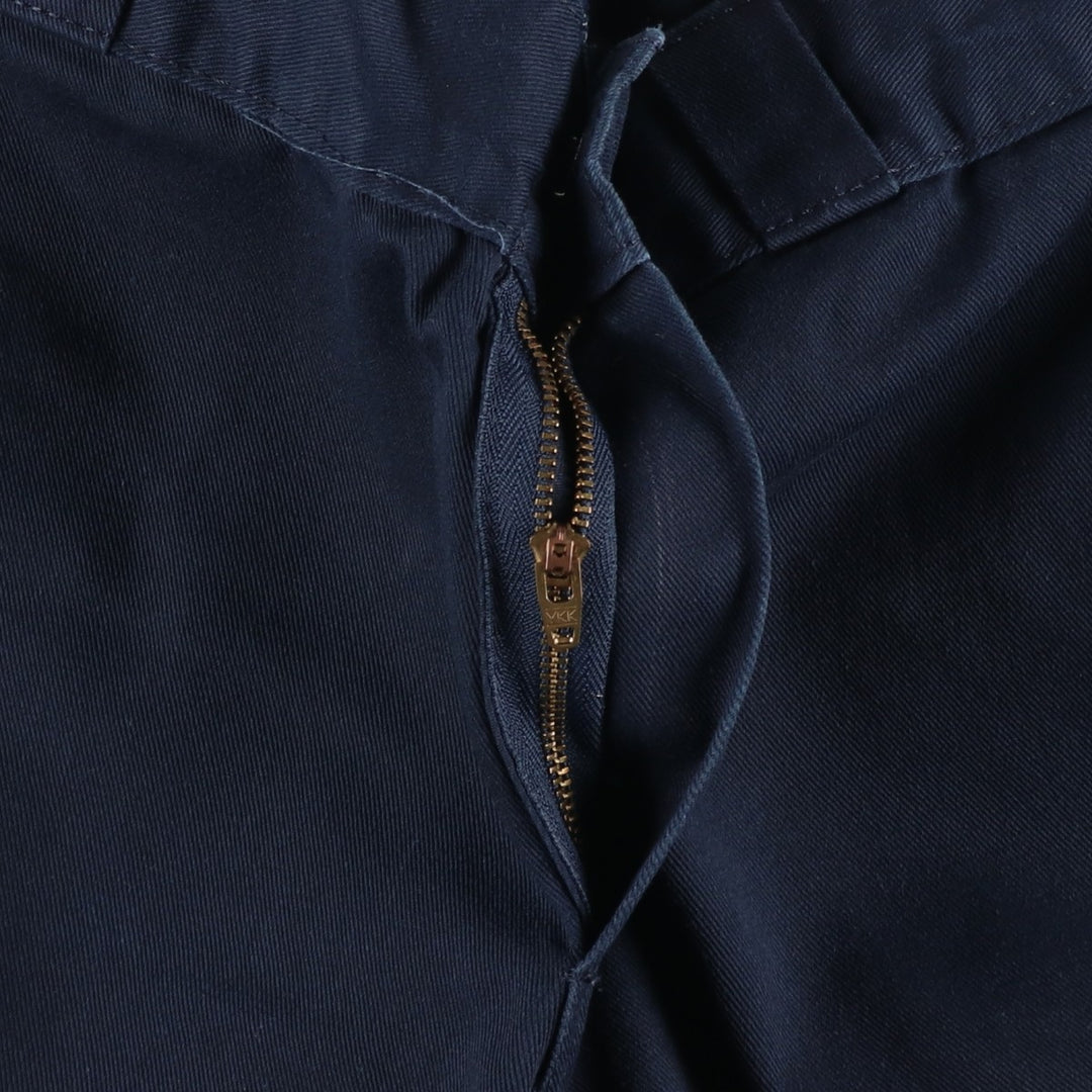 Dickies Loose Fit Double Knee Work Pants Men's W30 equivalent polyester navy blue type Vintage Second Hand