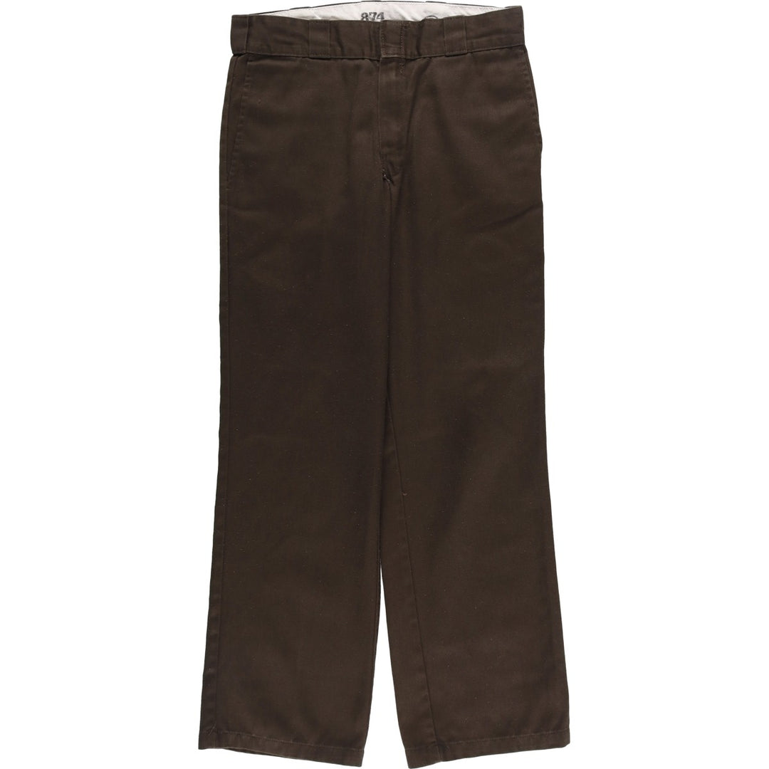 Dickies 874 Original Fit Work Pants, Men's, Size W30 polyester brown type Vintage Second Hand