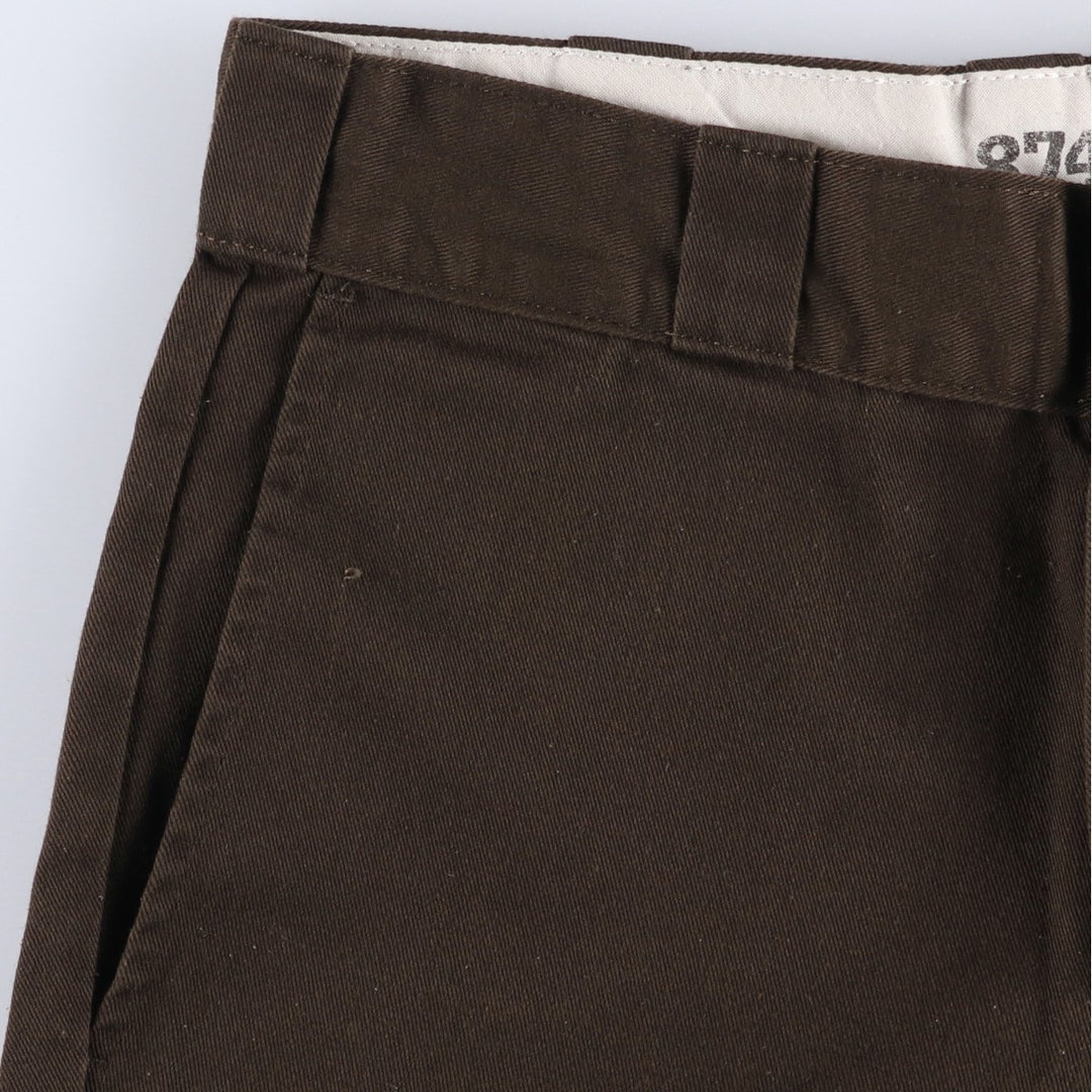Dickies 874 Original Fit Work Pants, Men's, Size W30 polyester brown type Vintage Second Hand