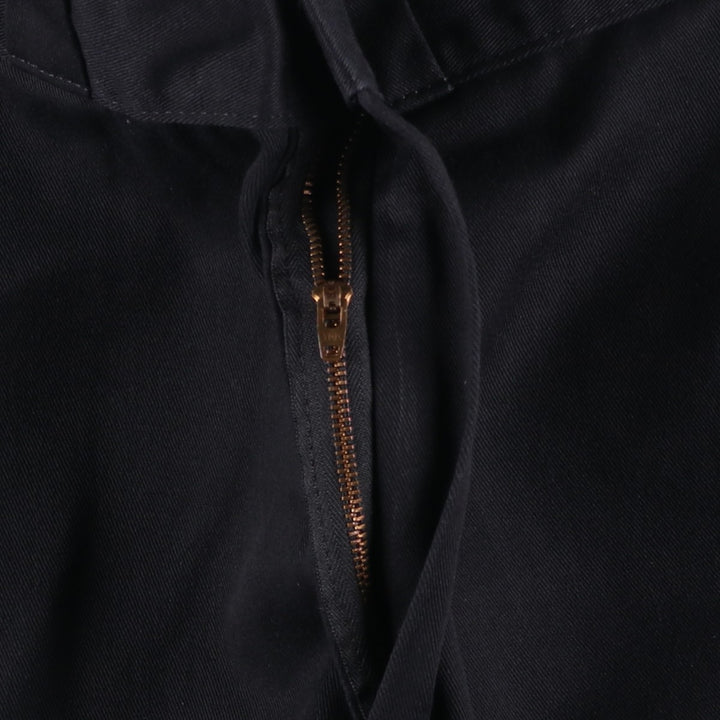 Dickies Men's Work Pants, Size W35 polyester black type Vintage Second Hand