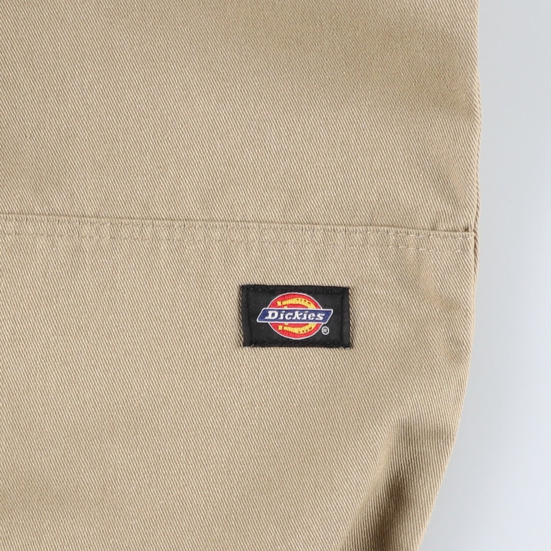 Dickies Loose Fit Double Knee Work Pants Men's W32 polyester Beige type Vintage Second Hand