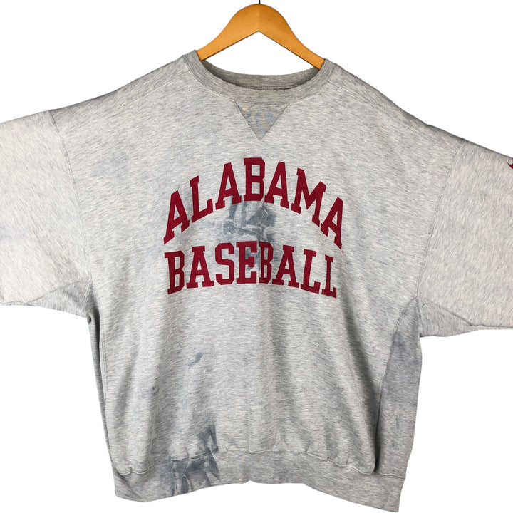 90'S Nike College Sweatshirt, Men's XL, Vintage cotton gray type Vintage Second Hand