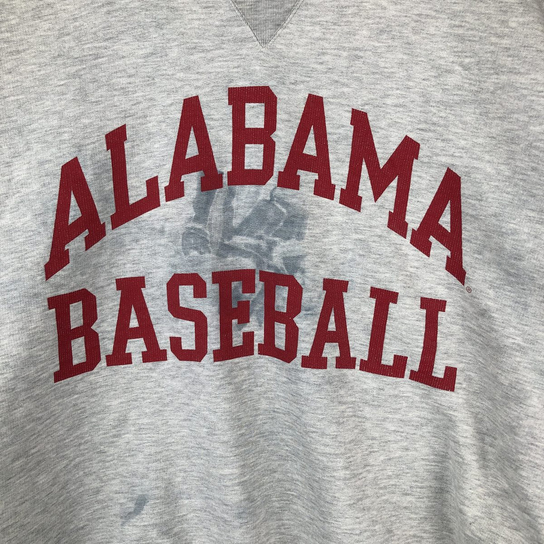 90'S Nike College Sweatshirt, Men's XL, Vintage cotton gray type Vintage Second Hand