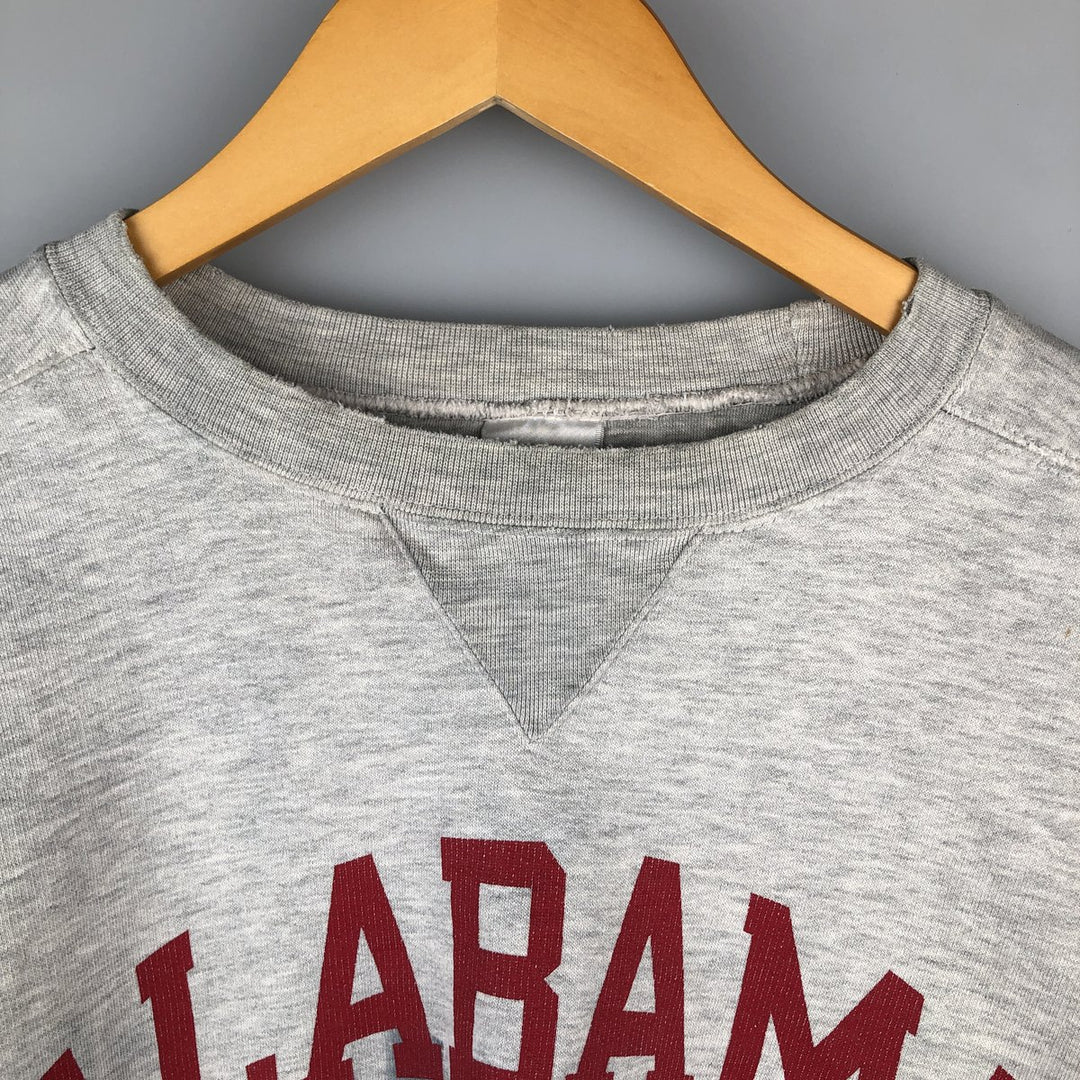 90'S Nike College Sweatshirt, Men's XL, Vintage cotton gray type Vintage Second Hand