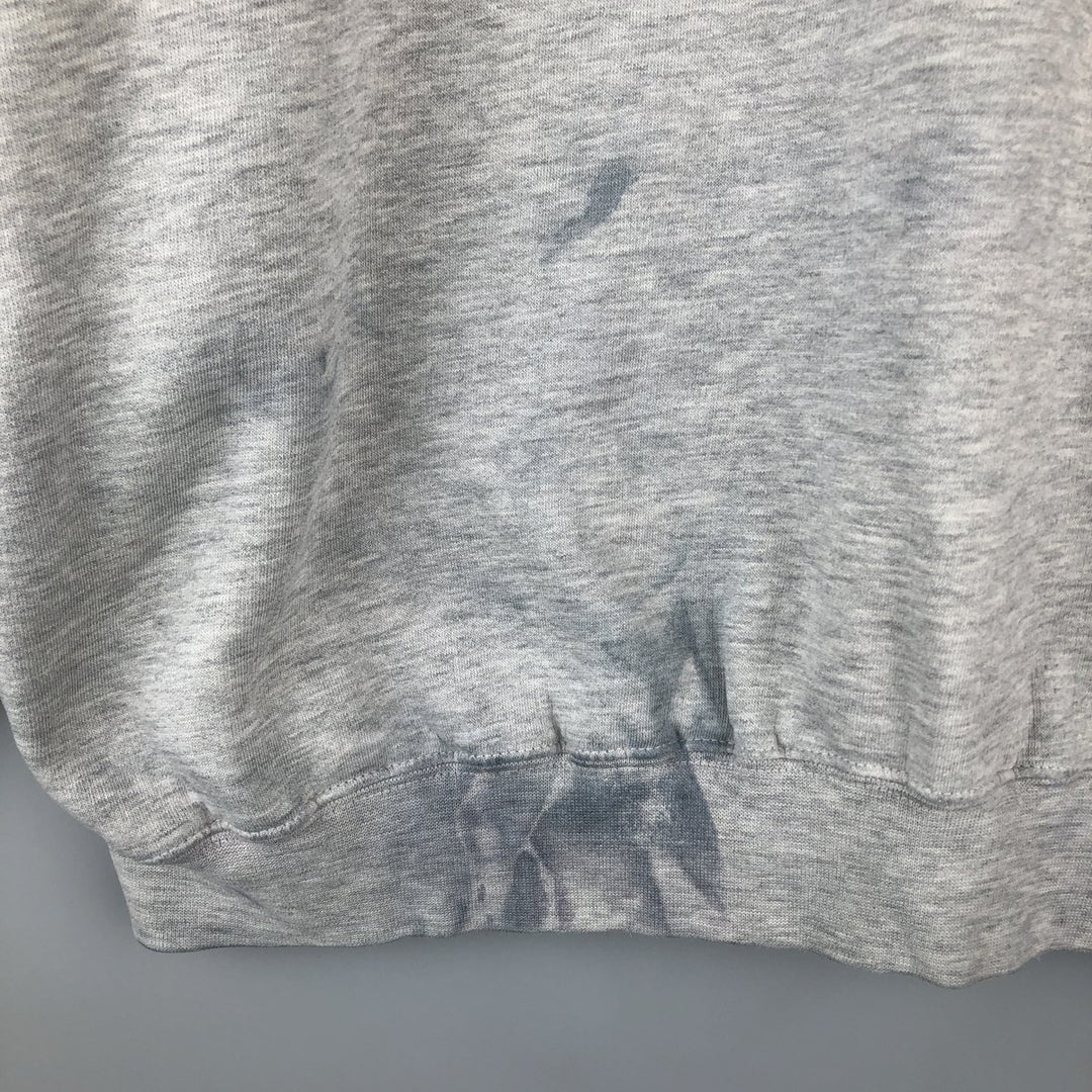 90'S Nike College Sweatshirt, Men's XL, Vintage cotton gray type Vintage Second Hand