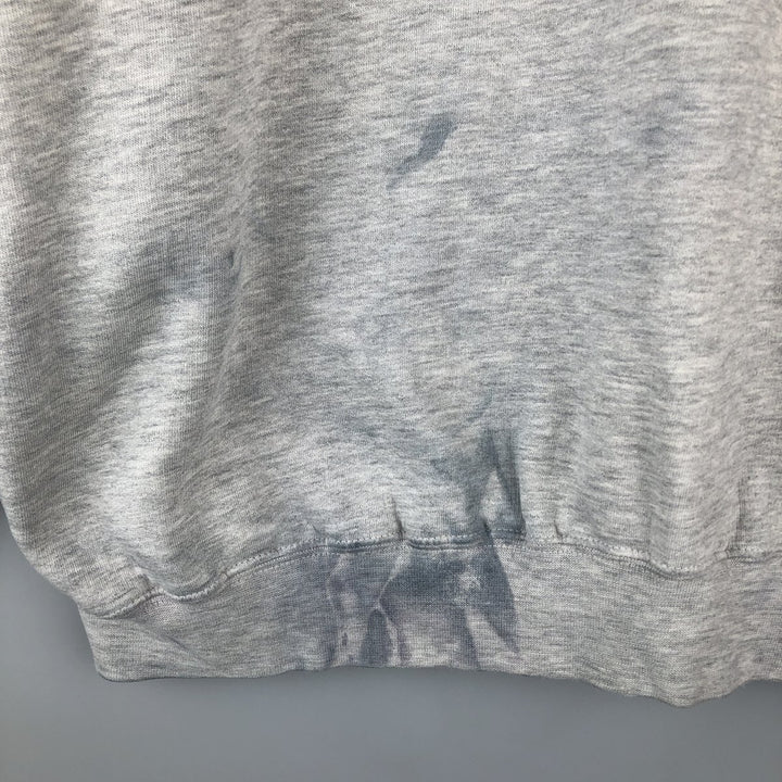 90'S Nike College Sweatshirt, Men's XL, Vintage cotton gray type Vintage Second Hand