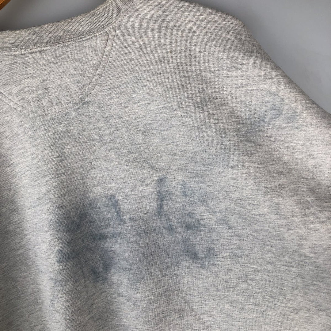 90'S Nike College Sweatshirt, Men's XL, Vintage cotton gray type Vintage Second Hand