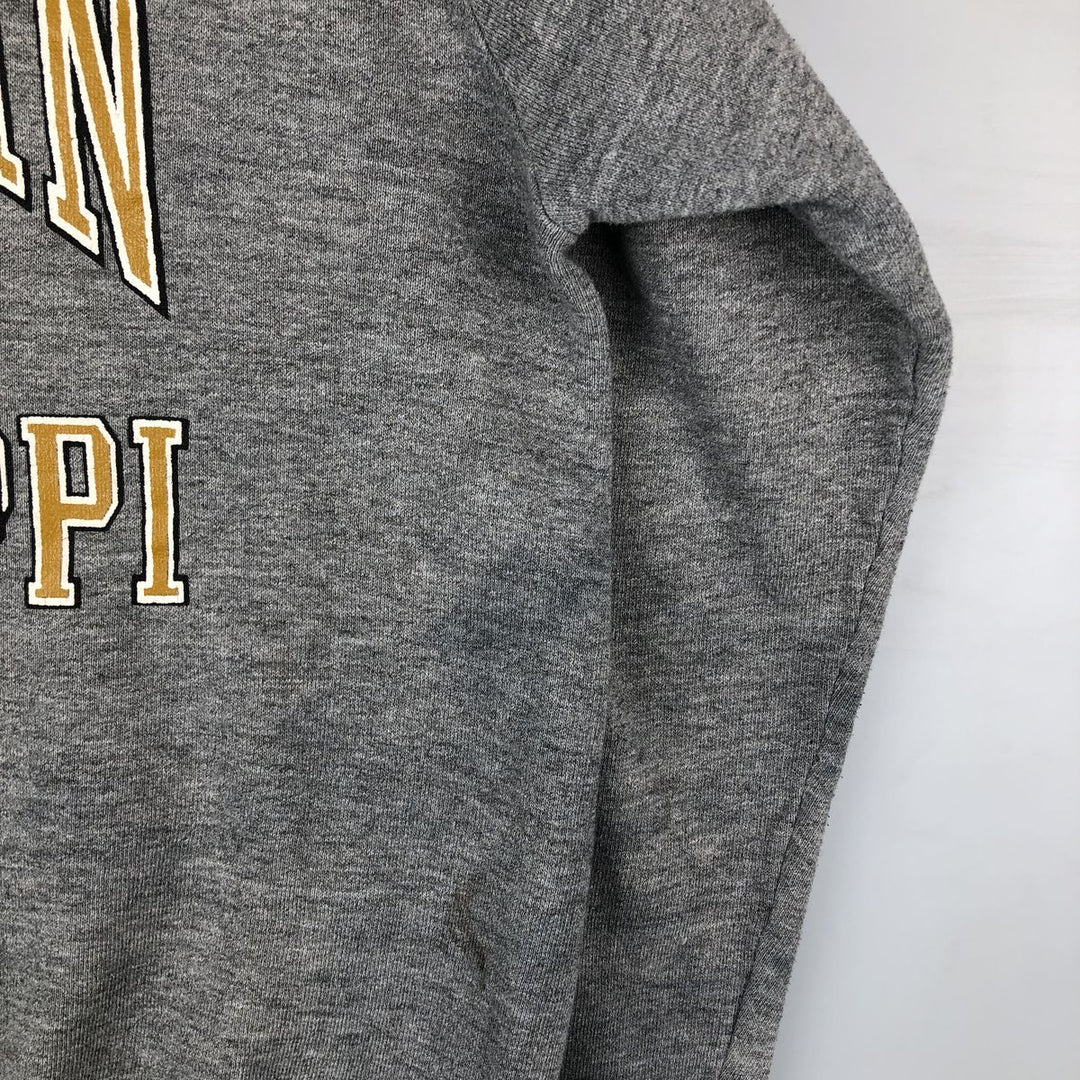 Vintage 70s-80'S Russell Jerseys triple print college sweatshirt, made in the USA, men's size L polyester gray type Vintage Second Hand