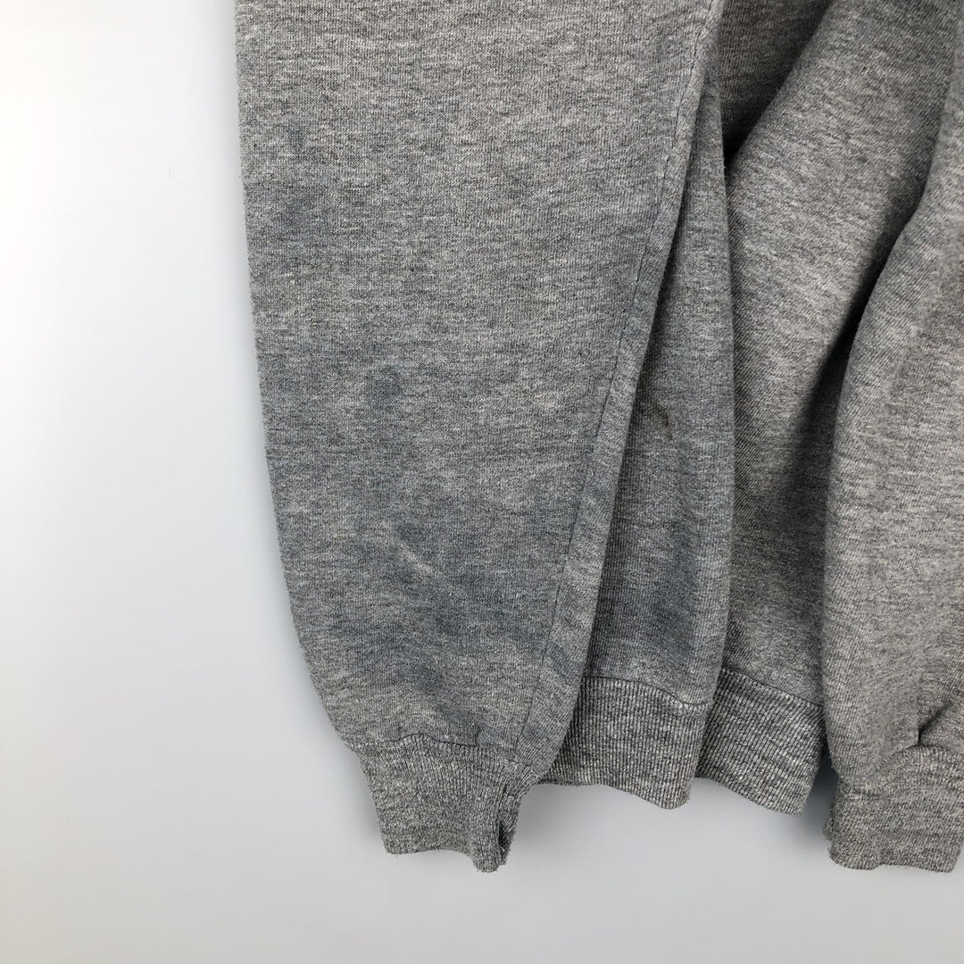 Vintage 70s-80'S Russell Jerseys triple print college sweatshirt, made in the USA, men's size L polyester gray type Vintage Second Hand
