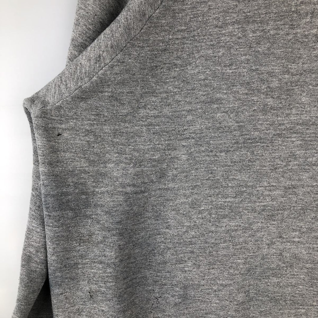 Vintage 70s-80'S Russell Jerseys triple print college sweatshirt, made in the USA, men's size L polyester gray type Vintage Second Hand