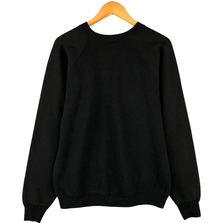 Vintage 1980'S Fruit of the Loom University of Iowa logo sweatshirt, Made in USA, Men's XL unclear black type Vintage Second Hand