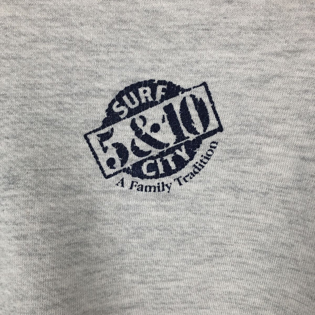 80s-90'S Jerzees College Sweatshirt, Made in USA, Men's Size L, Vintage cotton gray type Vintage Second Hand