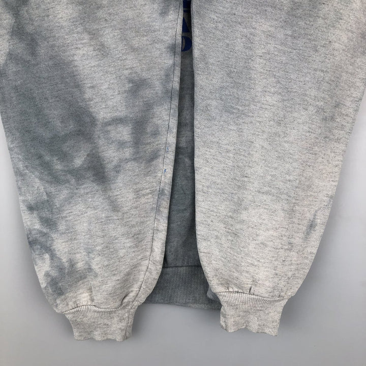 Vintage 80s-90'S Jerzees tie-dye pattern college sweatshirt, made in the USA, size L, men's cotton Blue type light blue Vintage Second Hand