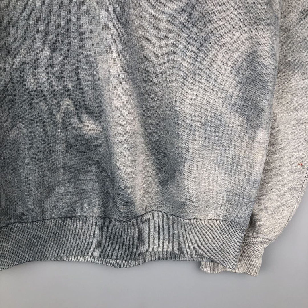 Vintage 80s-90'S Jerzees tie-dye pattern college sweatshirt, made in the USA, size L, men's cotton Blue type light blue Vintage Second Hand