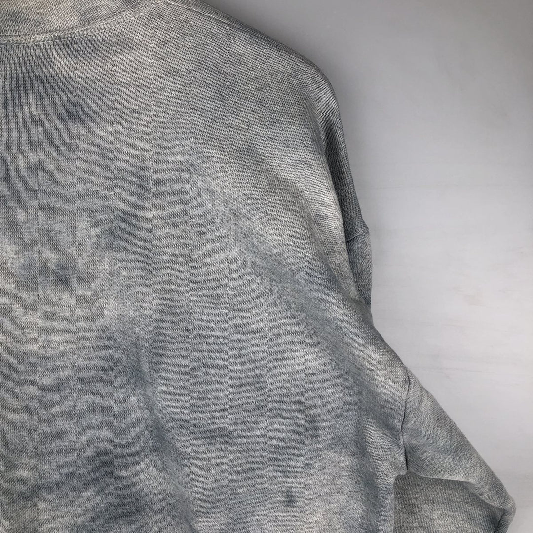 Vintage 80s-90'S Jerzees tie-dye pattern college sweatshirt, made in the USA, size L, men's cotton Blue type light blue Vintage Second Hand