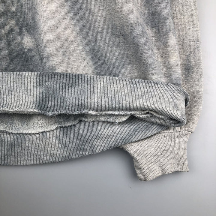 Vintage 80s-90'S Jerzees tie-dye pattern college sweatshirt, made in the USA, size L, men's cotton Blue type light blue Vintage Second Hand