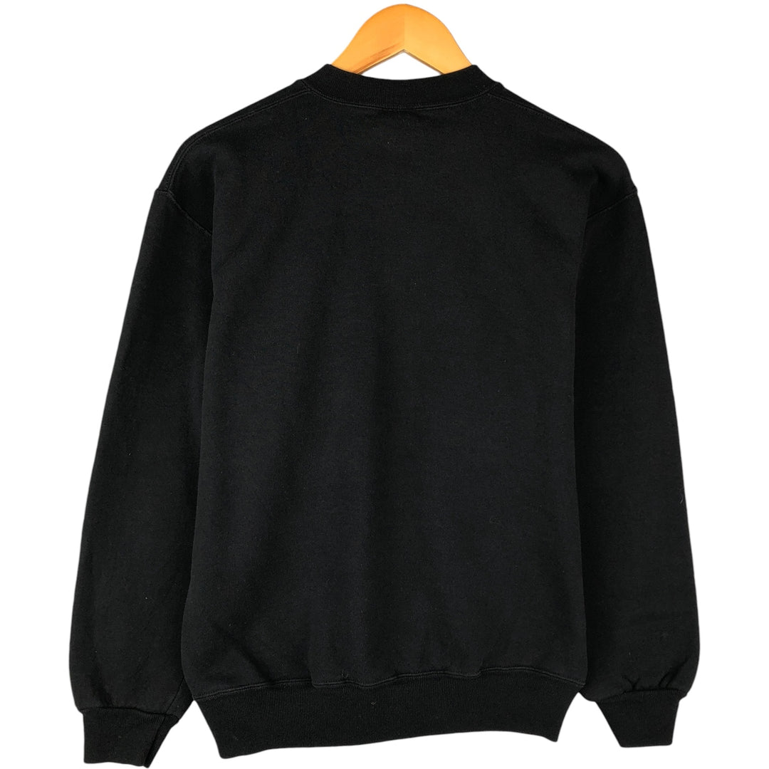 90'S Russell College Sweatshirt, Made in USA, Men's M, Vintage cotton black type Vintage Second Hand